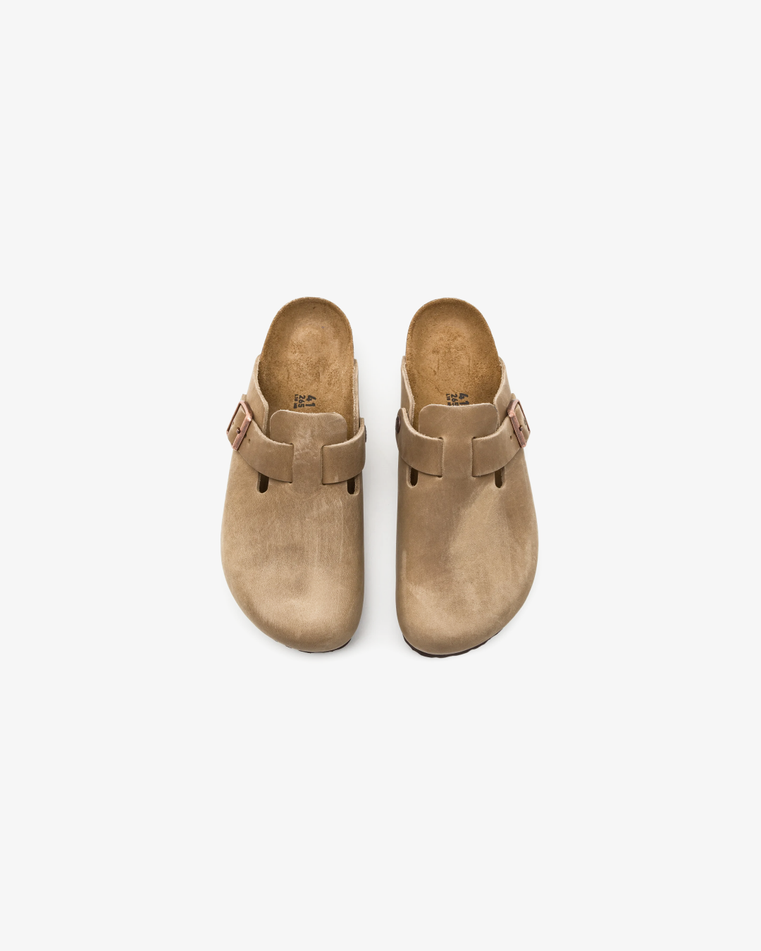 Birkenstock Boston Leather "Brown" Slippers