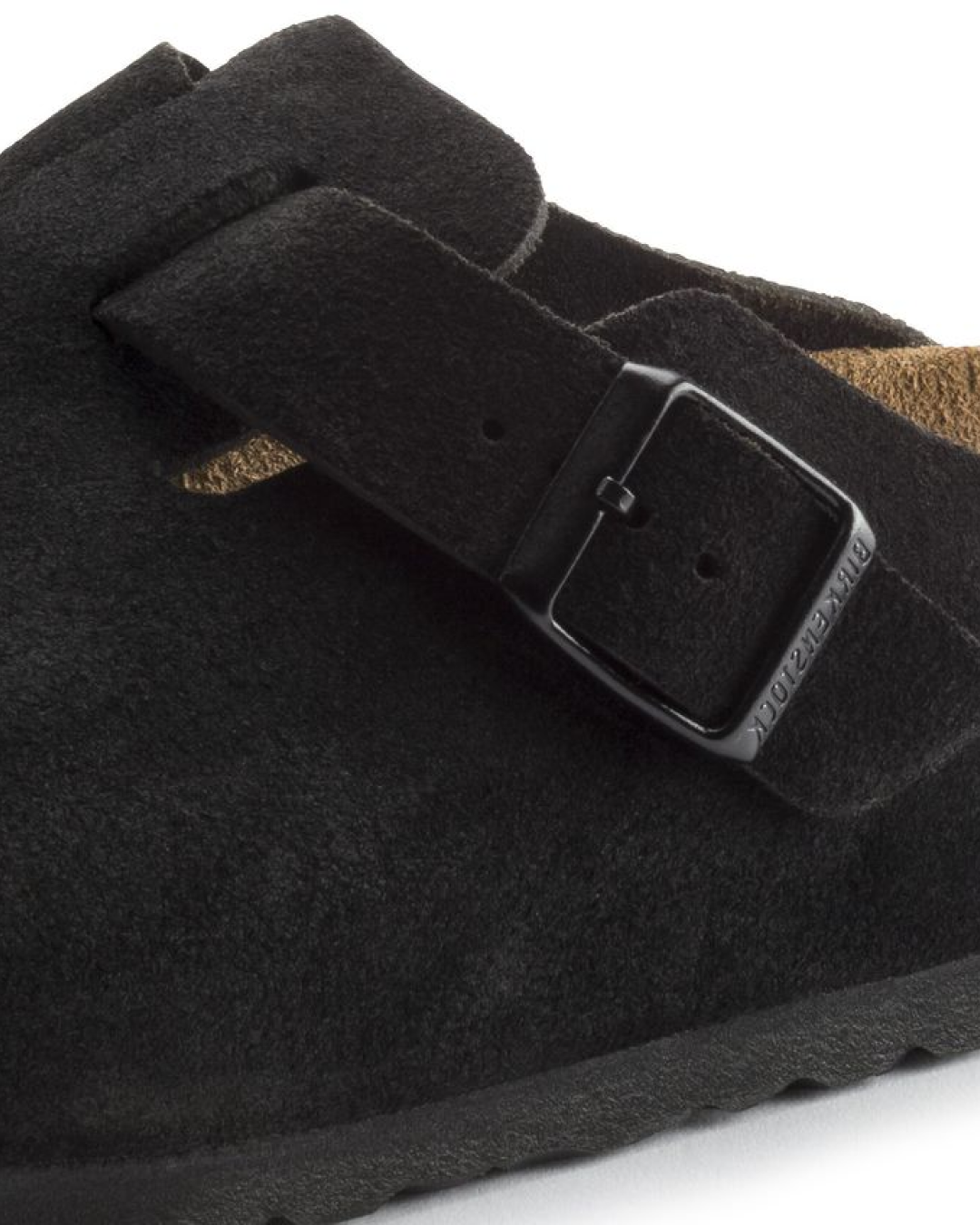 Birkenstock Boston Leather "Black" slippers