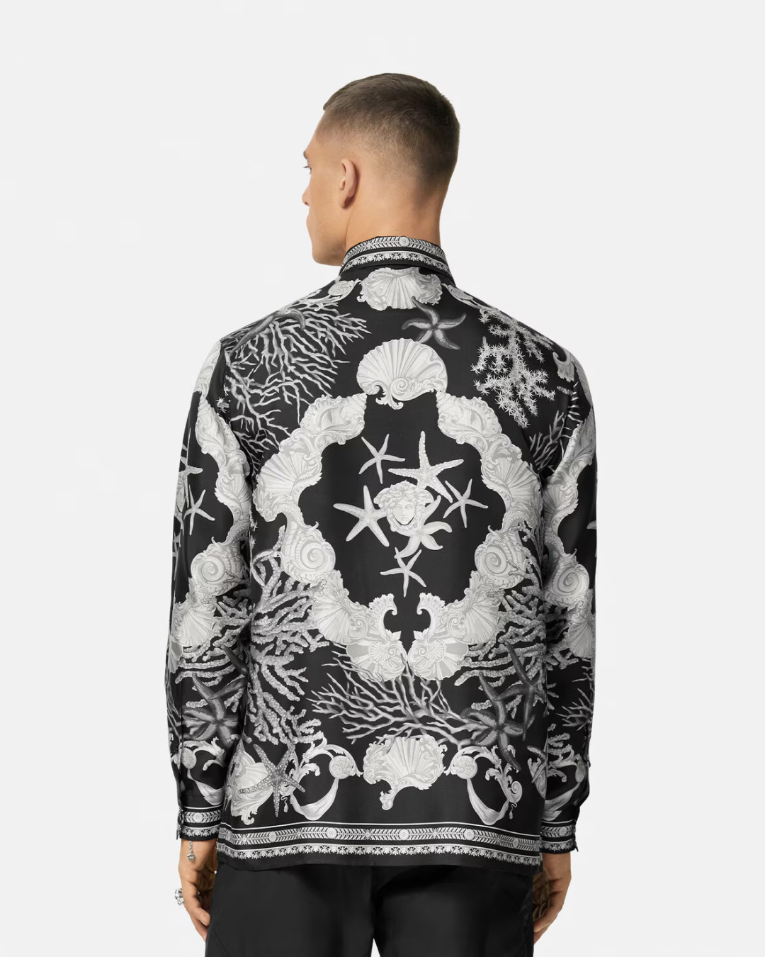 Versace Barroco Sea Silk Shirt.
