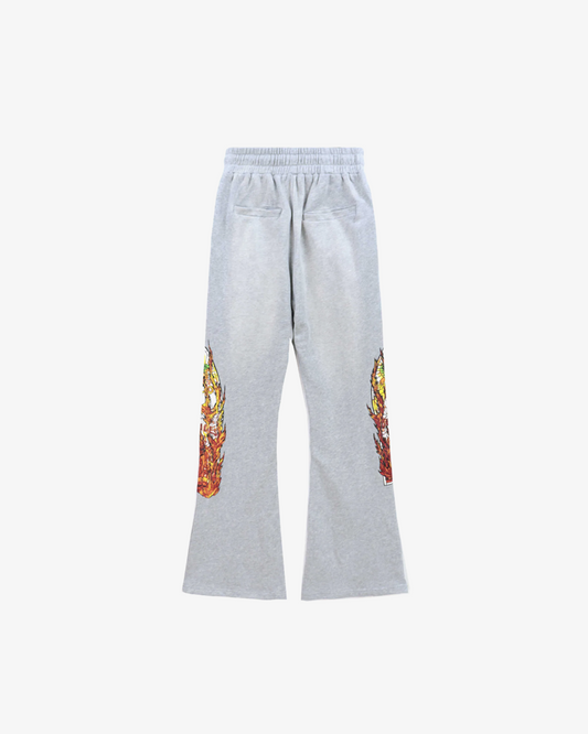 Who Decides War Flare Pants - Grey