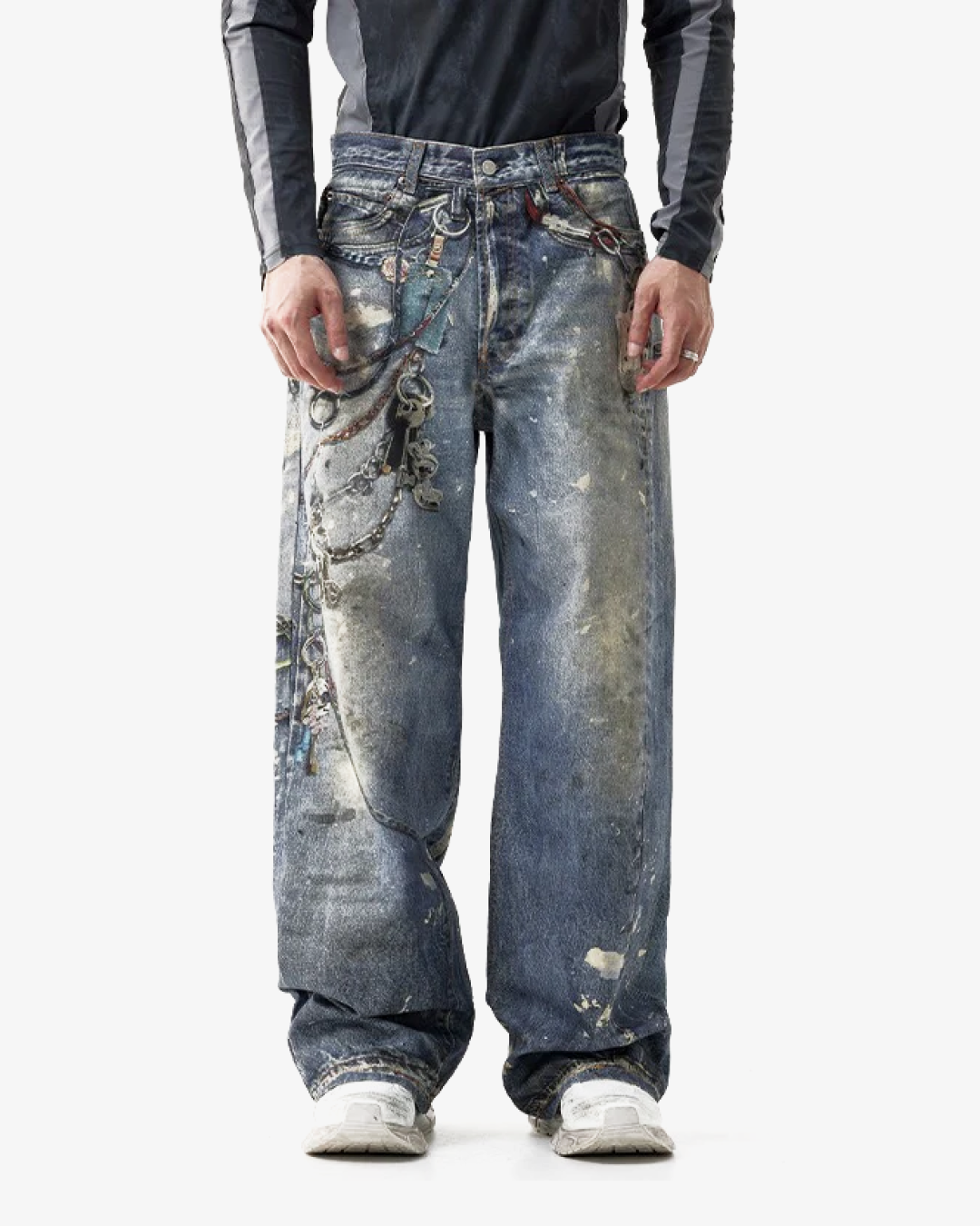 Acne Studios 1981M Printed Jeans