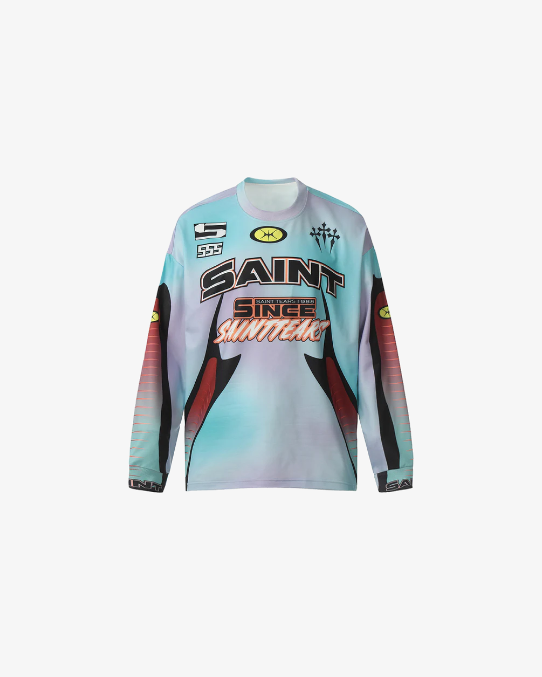 Cactus pack Saint denim tears full print longsleeve T-Shirt