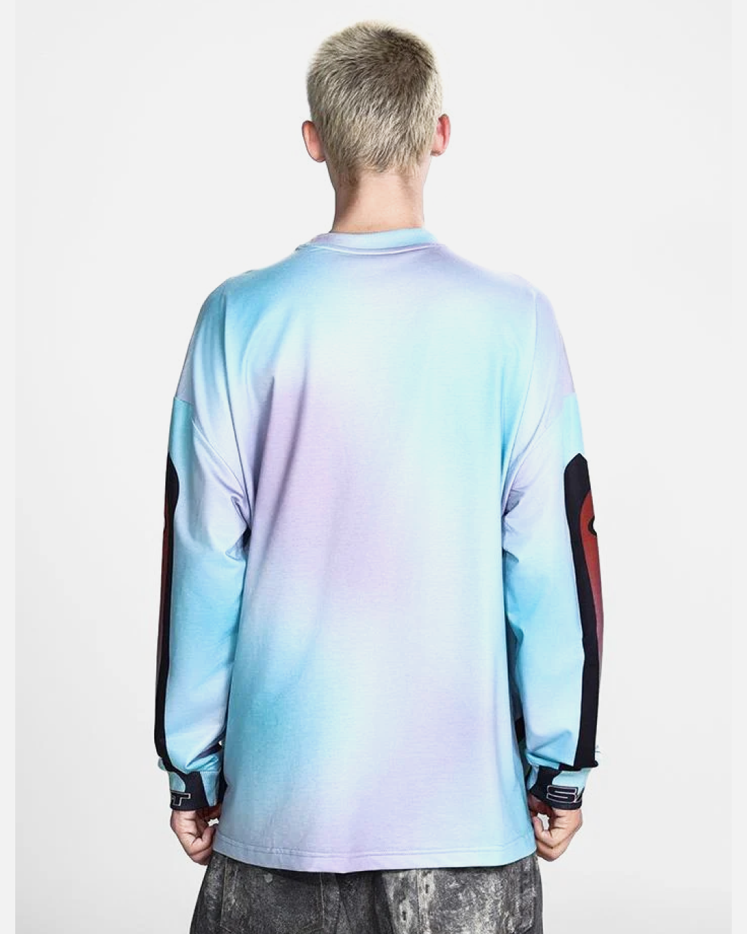Cactus pack Saint denim tears full print longsleeve T-Shirt