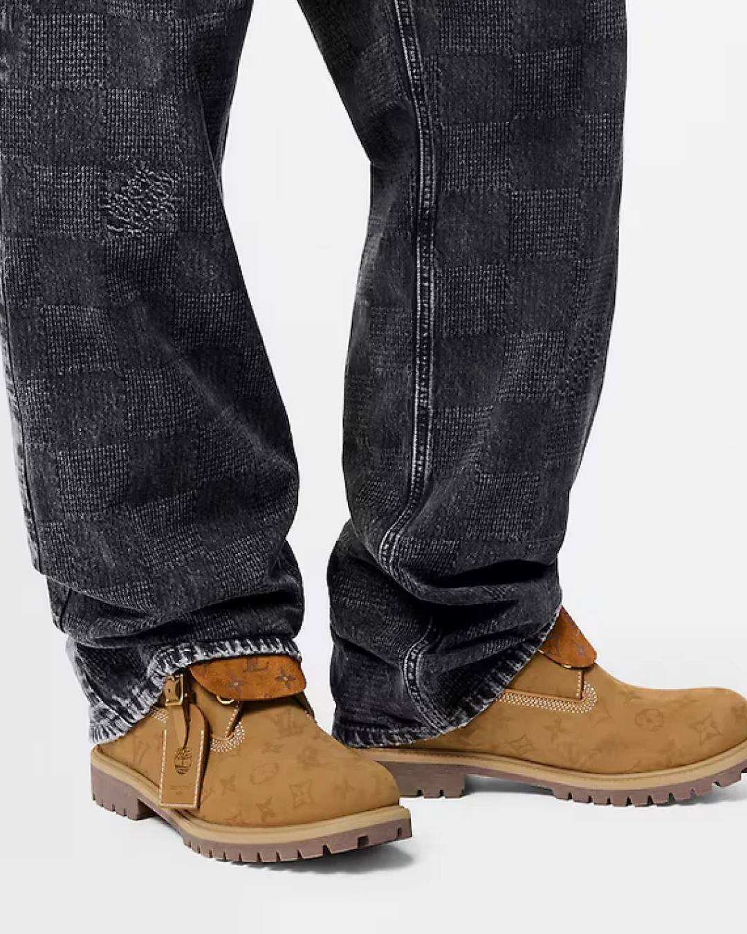Louis Vuitton Timberland 6" Ankle Boot Wheat Monogram