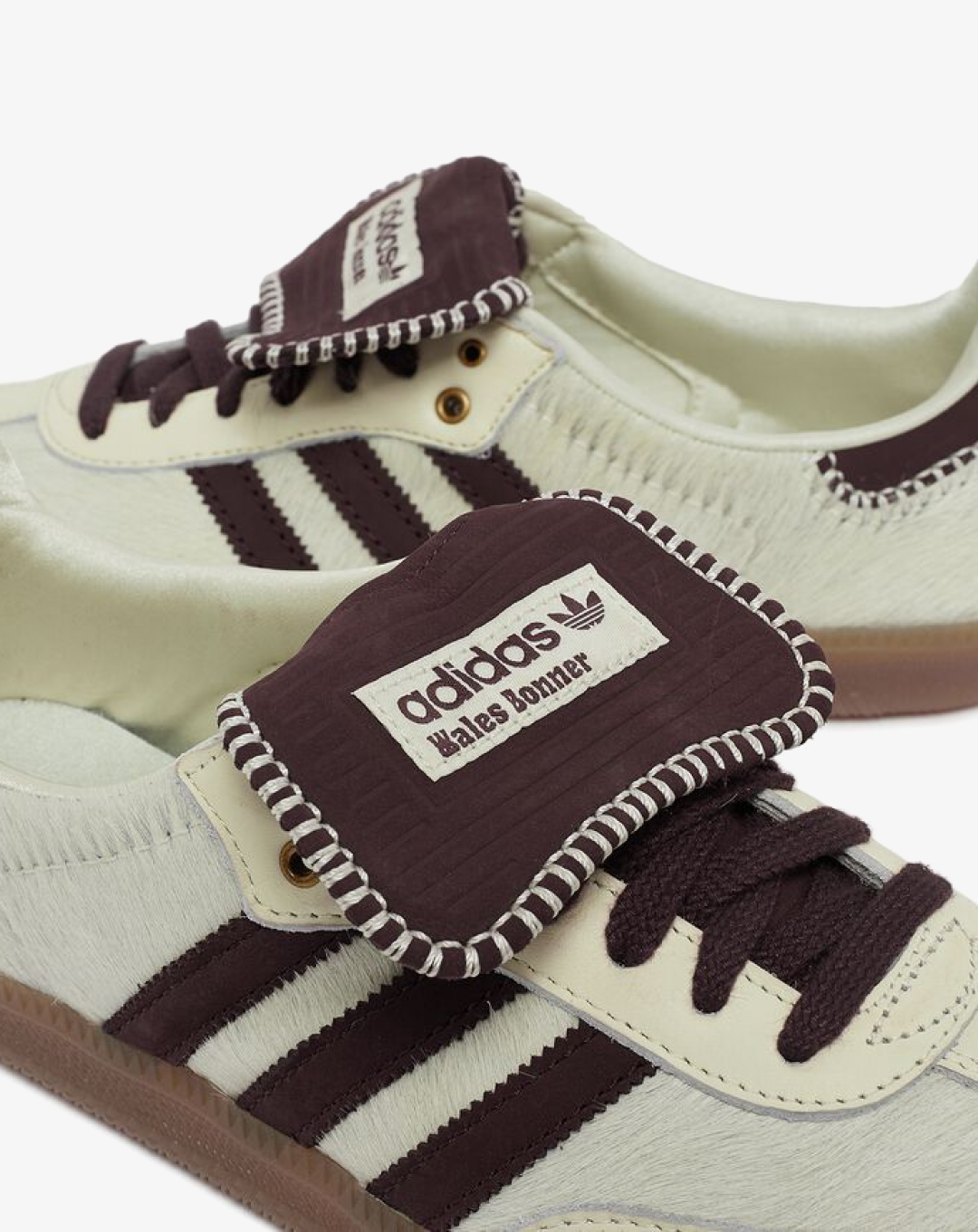Wales Bonner x Adidas Samba OG Pony Tail-Cream/Gum‘ Sneakers