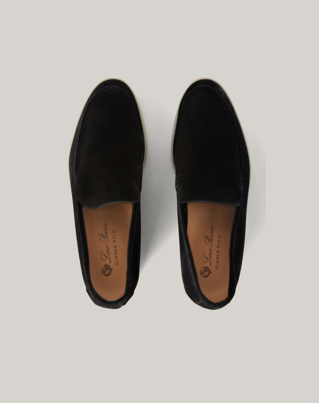 Original Loro Piana Summer Walk Loafer - Black