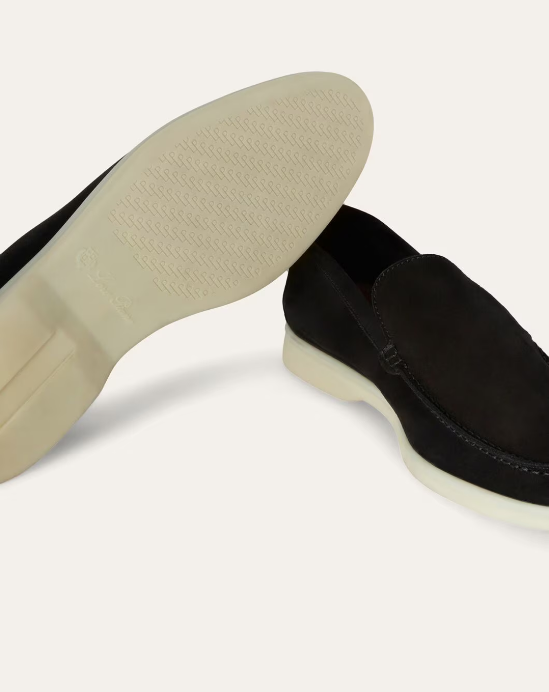 Original Loro Piana Summer Walk Loafer - Black