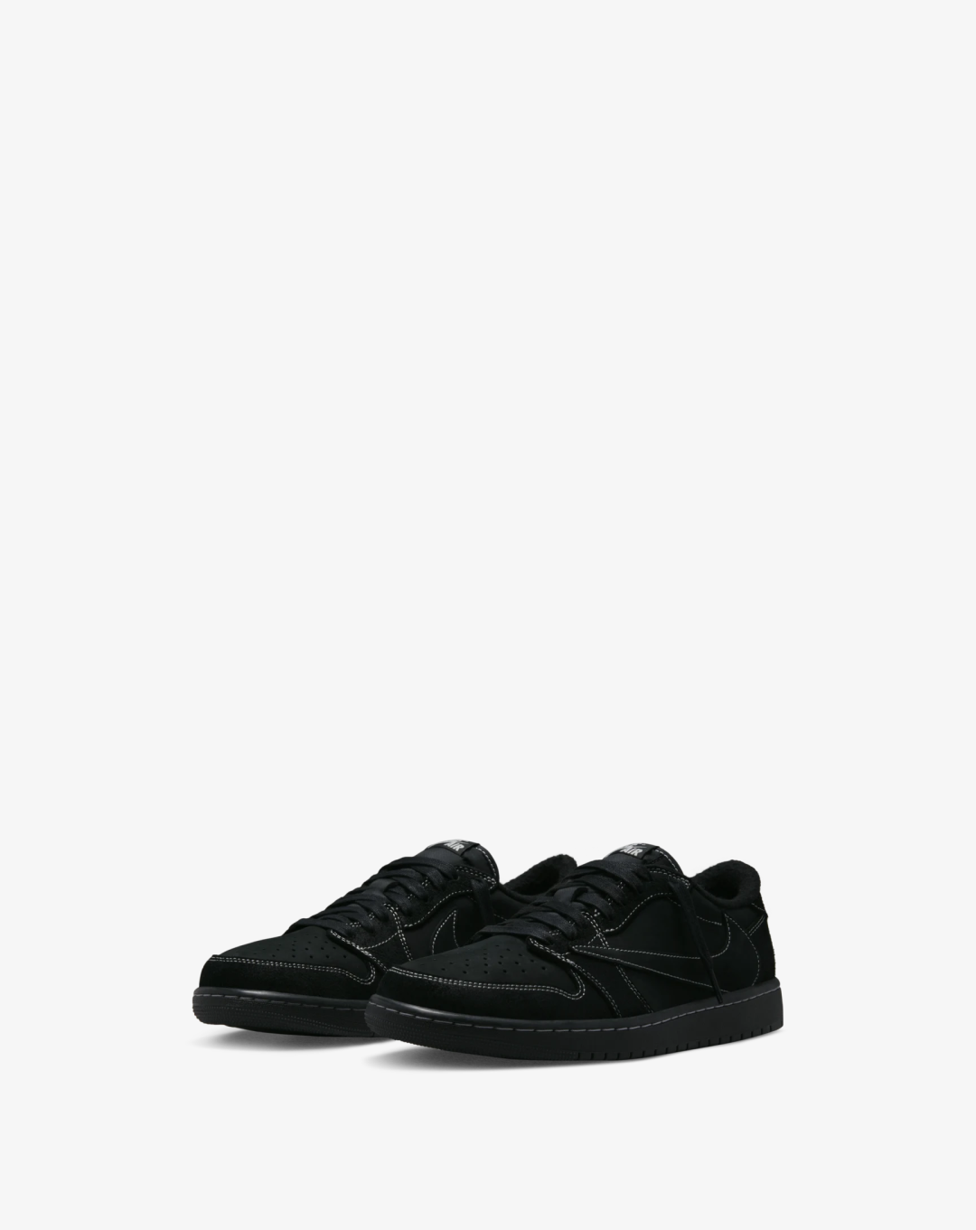 Travis Scott ‘Cactus Jack’ x Air Jordan 1 Low Black Phantom‘ Sneakers