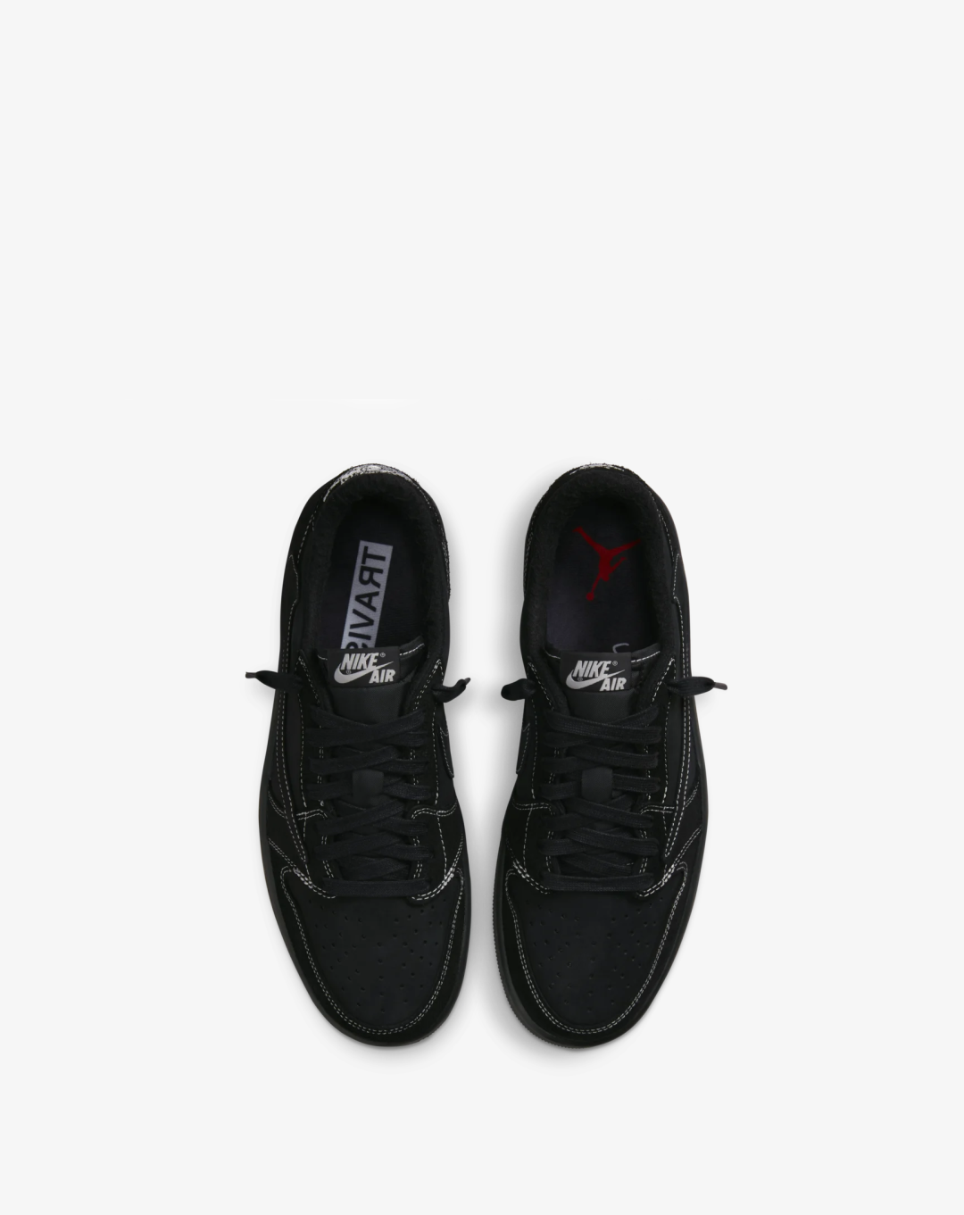 Travis Scott ‘Cactus Jack’ x Air Jordan 1 Low Black Phantom‘ Sneakers