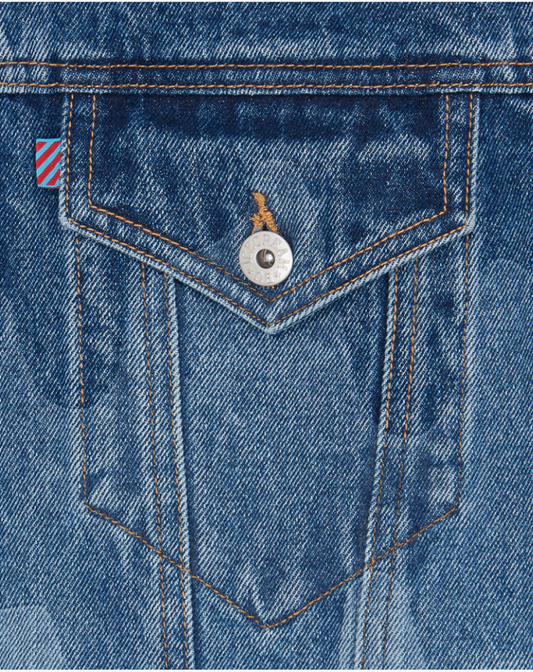 ICECREAM Lazer Drip Denim Jacket