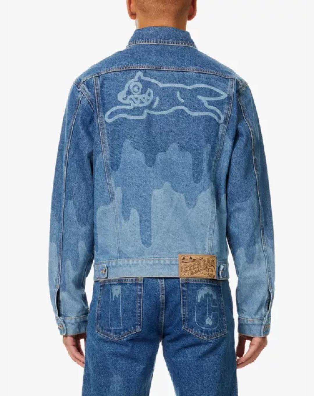ICECREAM Lazer Drip Denim Jacket