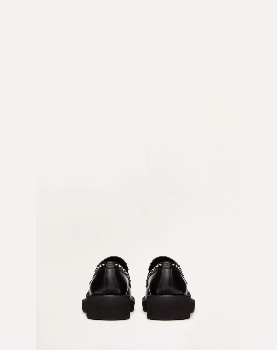 Valentino Garavani Gentleglam Calfskin Loafer Embellished with Mini Studs and Rivets