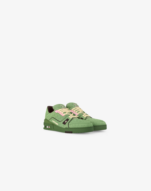 Louis Vuitton Trainer Green Sneakers