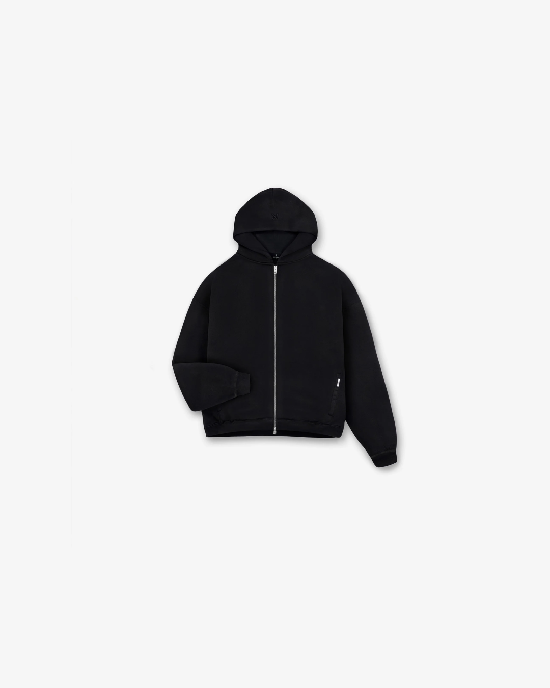 Represent Initial Boxy Zip Through Hoodie in Two Colors