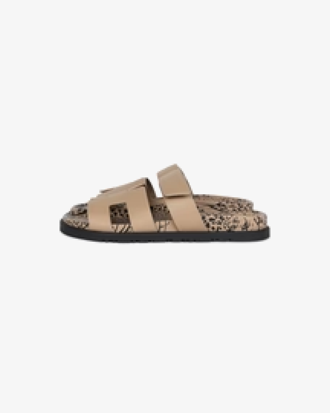 Hermès Chypre Techno Sandals Beige Argile Calfskin Palladium Hardware