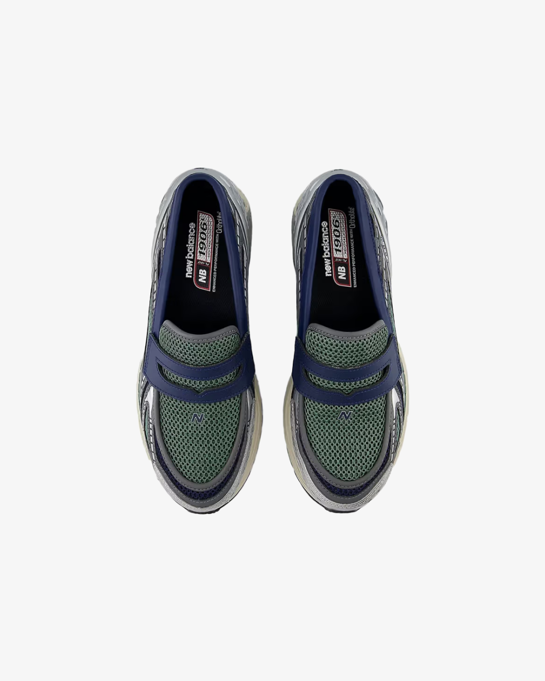 New Balance 1906L Loafers Series "Dark Juniper Navy/Silver Metallic" Sneakers
