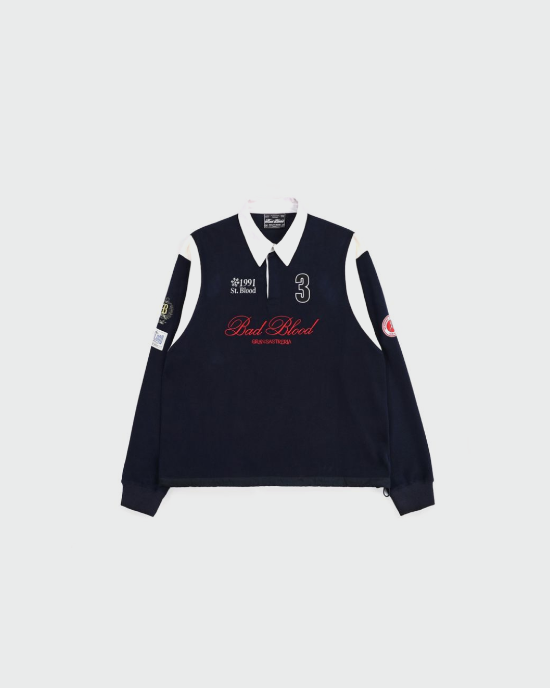 BAD BLOOD Saint Blood Rugby Sweatshirt