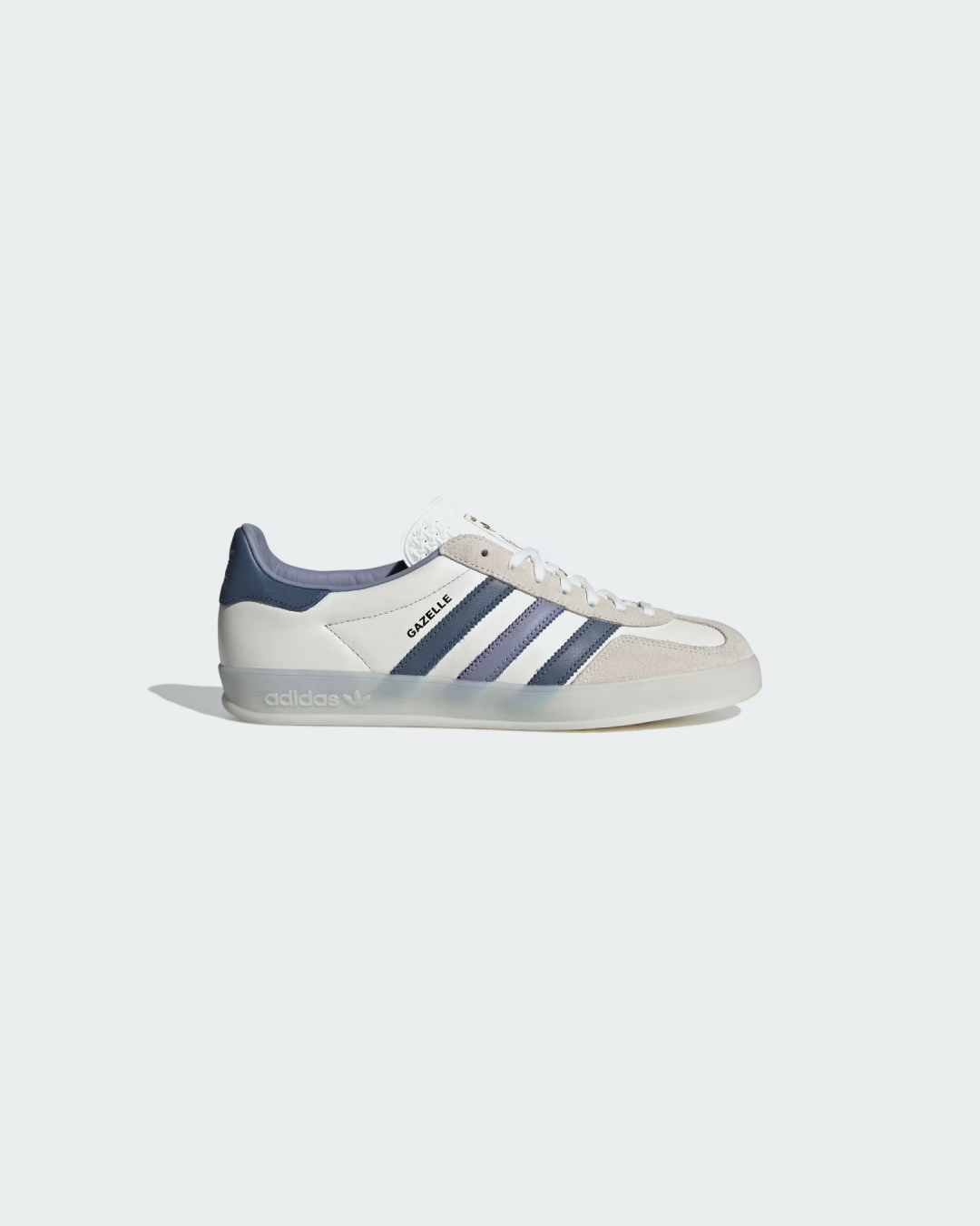 Adidas Gazelle Indoor “Core White/Preloved Ink Melange” Sneakers
