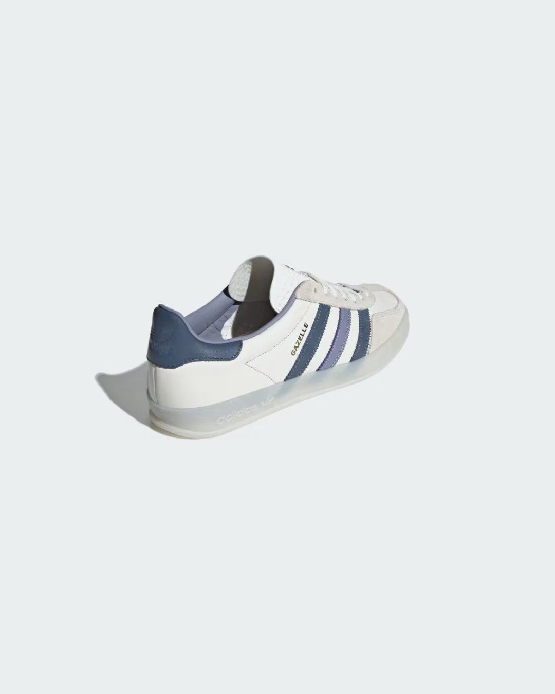 Adidas Gazelle Indoor “Core White/Preloved Ink Melange” Sneakers
