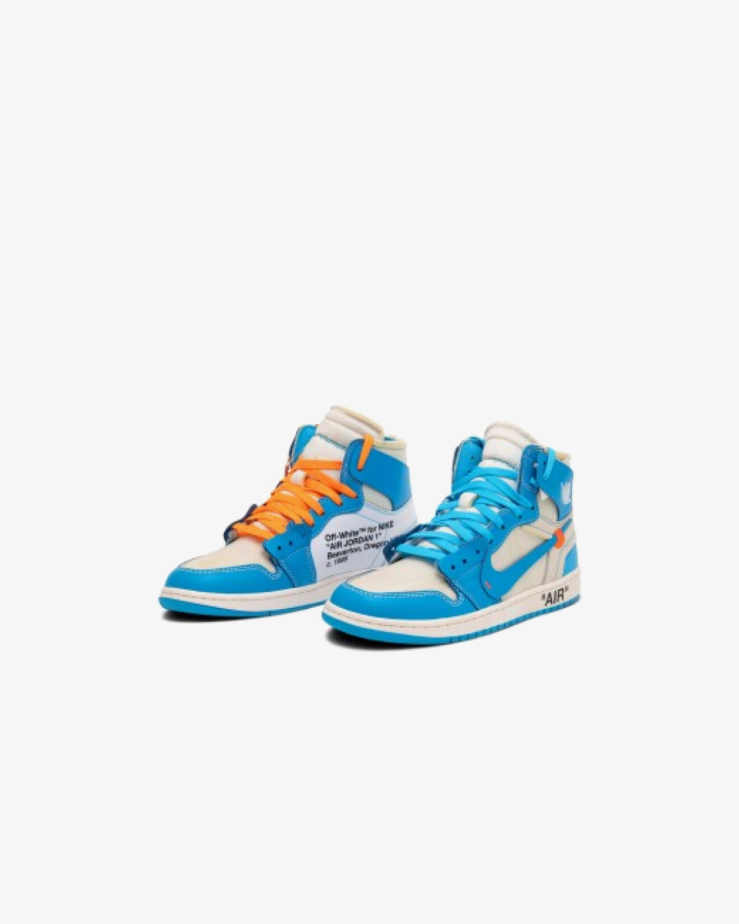 Nike Air Jordan 1 x Off-White NRG “UNC” – White/Dark Powder Blue