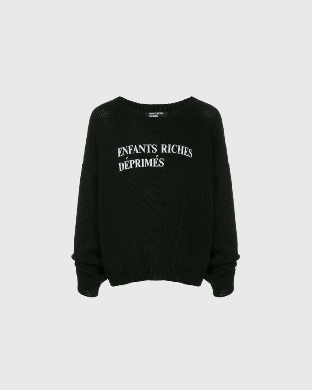 Enfants Riches Deprimes Black E.R.D Classique Logo Sweater