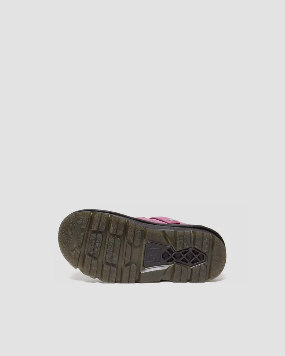 Dr Martens Zebzag Suede Casual Slingback Platform Mules in Pink