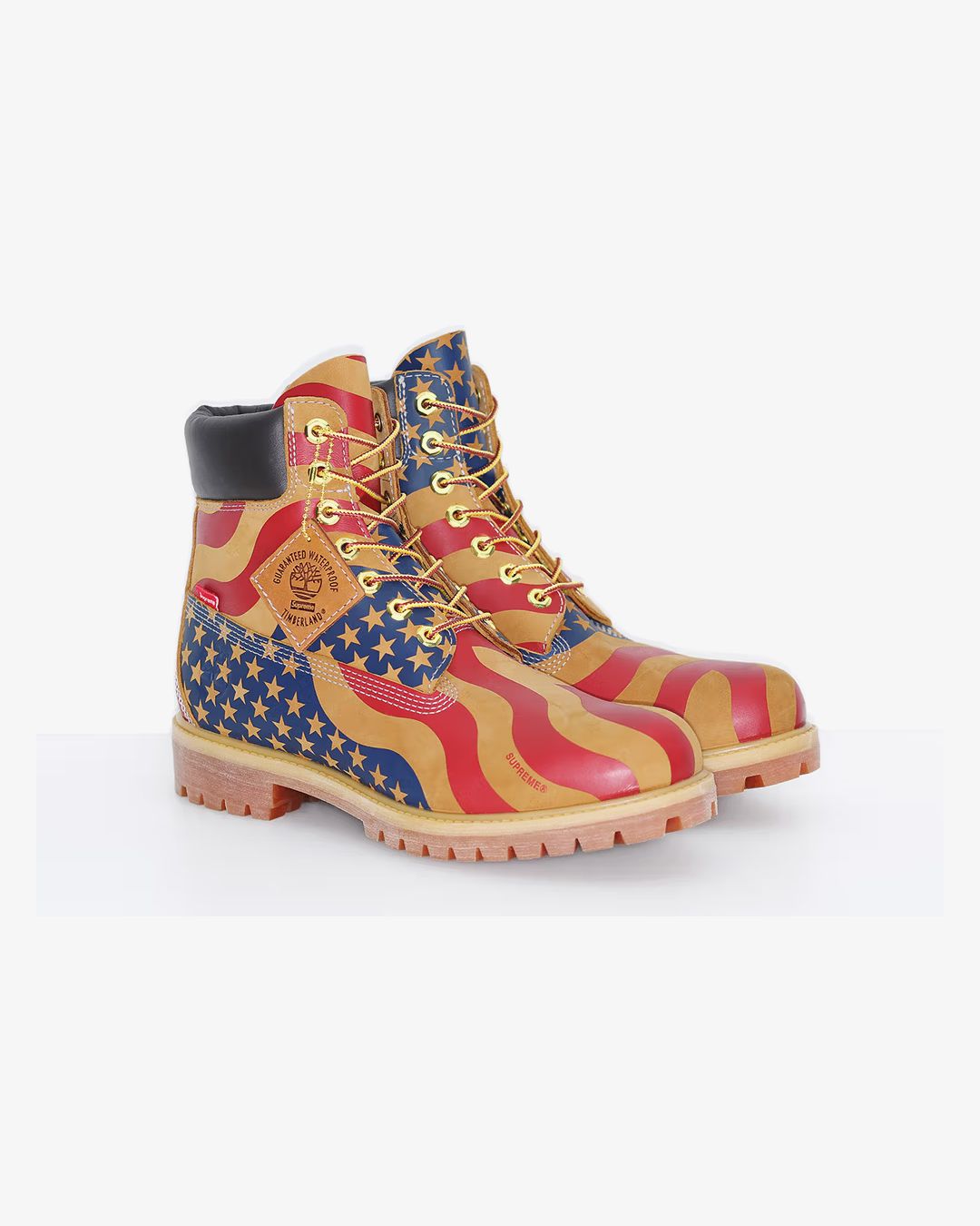 Supreme x Timberland Stars & Stripes 6-Inch Boots