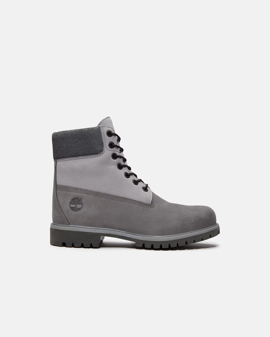 TIMBERLAND PREMIUM 6-INCH WATERPROOF BOOTS IN GREY NUBUCK