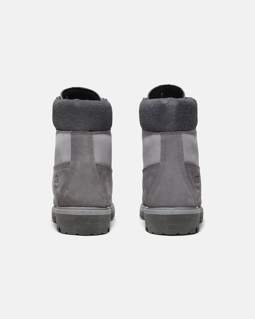 TIMBERLAND PREMIUM 6-INCH WATERPROOF BOOTS IN GREY NUBUCK