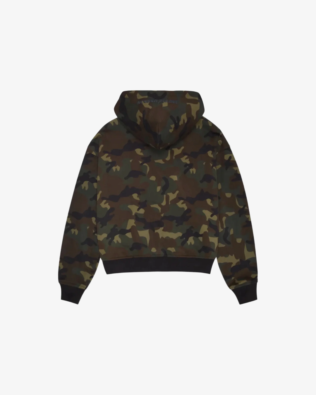 BROKEN PLANET CAMO ZIP UP HOODIE