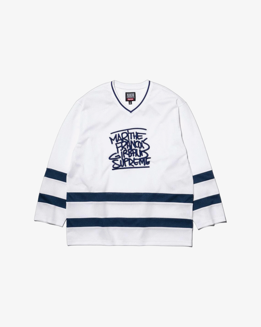 Supreme x Marithé + François Girbaud Hockey Jersey – Black & White