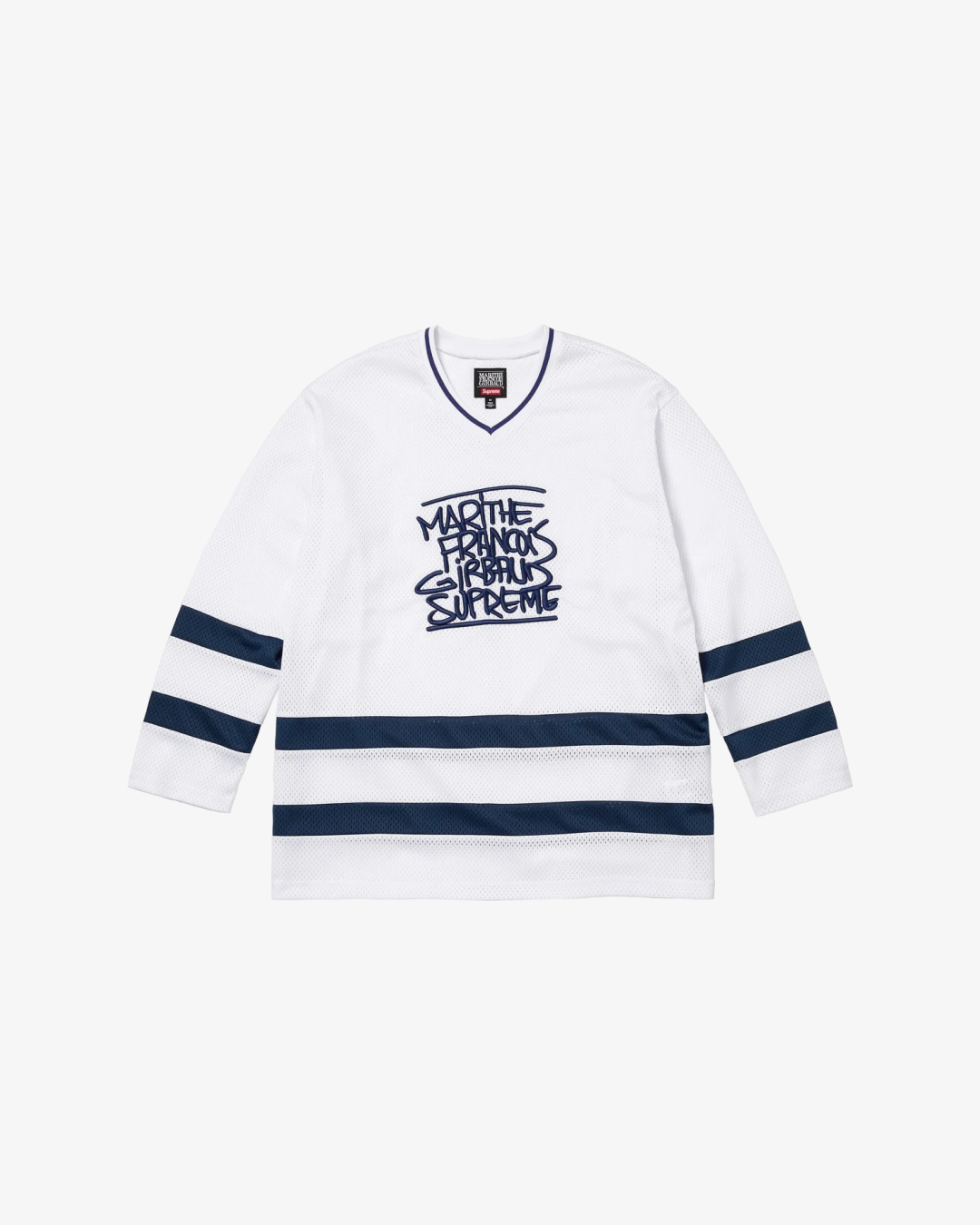 Supreme x Marithé + François Girbaud Hockey Jersey – Black & White