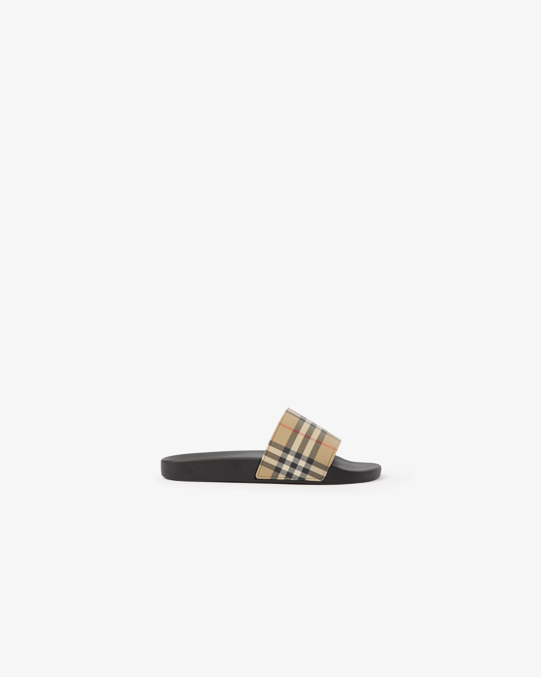 Burberry Check Dive Slides in Two Colors