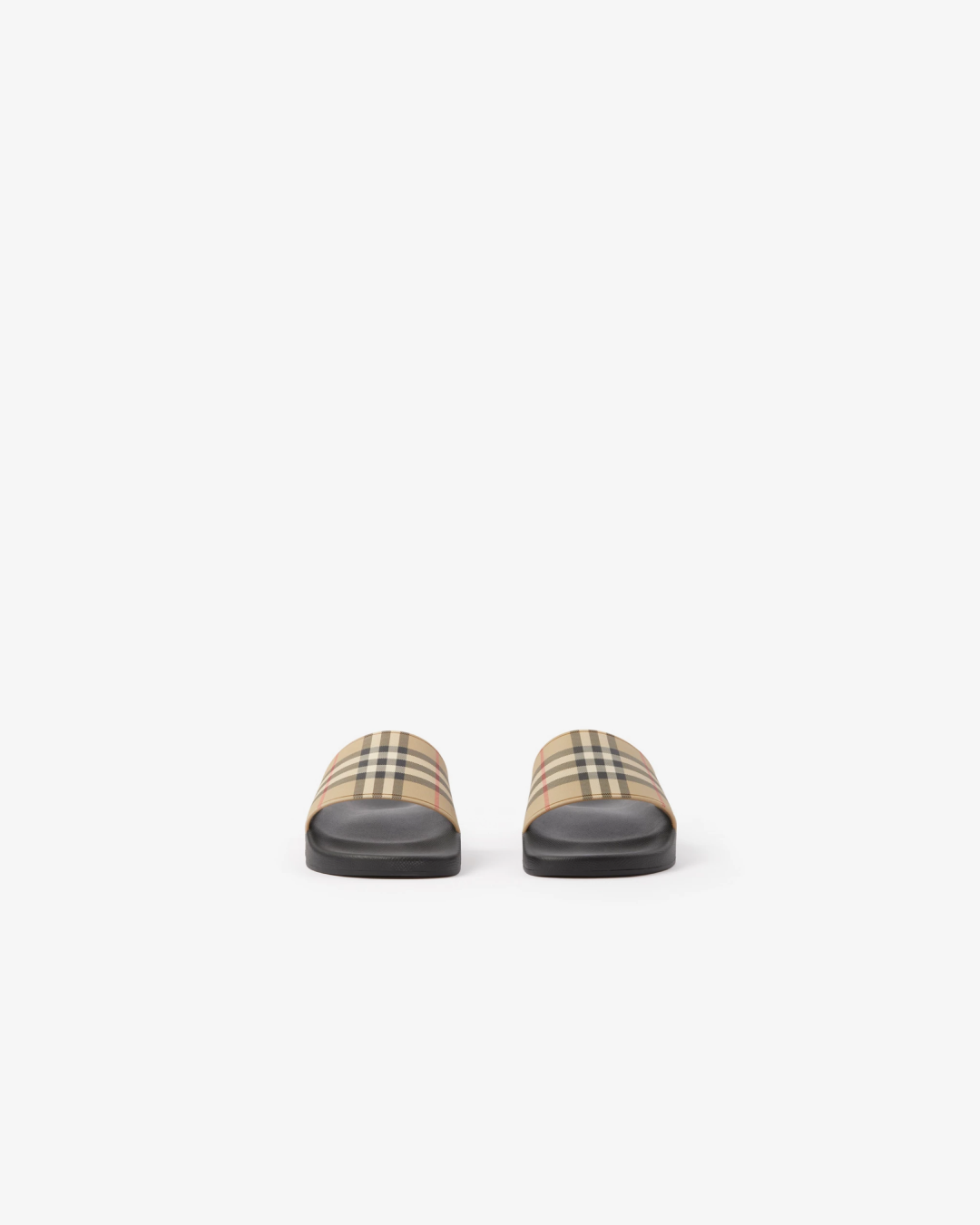 Burberry Check Dive Slides in Two Colors