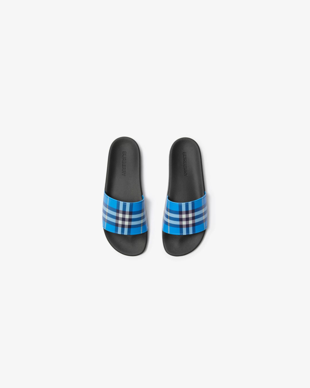 Burberry Check Dive Slides in Two Colors