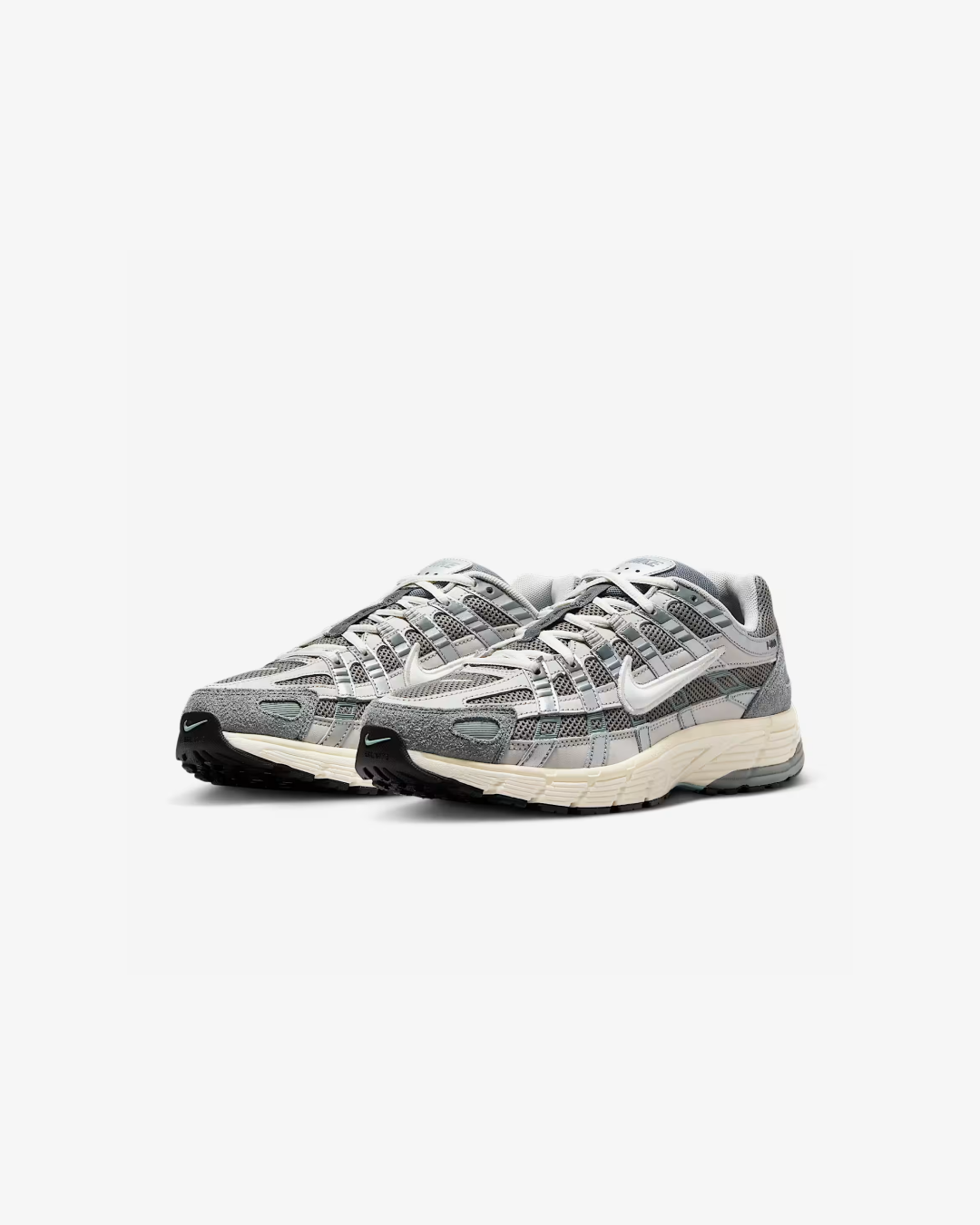 Nike P-6000 Flat Pewter/Light Iron Ore/Metallic Silver/White