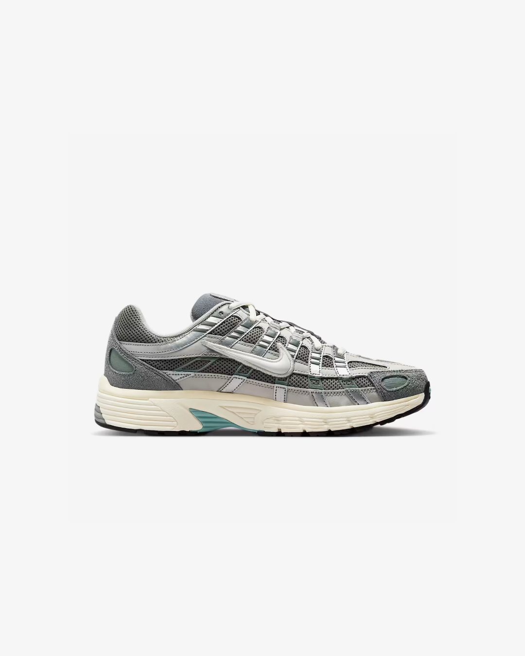 Nike P-6000 Flat Pewter/Light Iron Ore/Metallic Silver/White