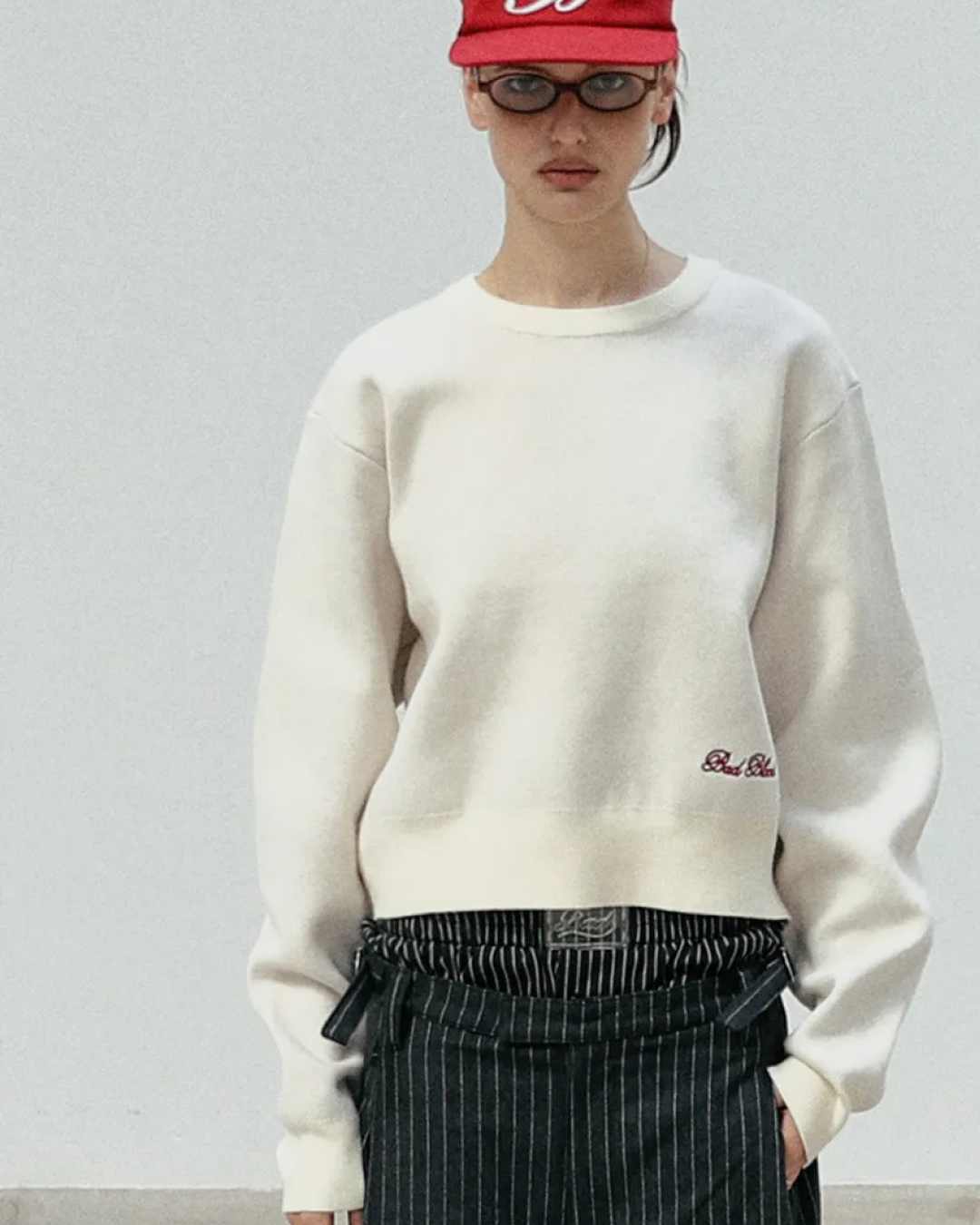 BADBLOOD Classic Big Logo Crewneck Sweater in Three Colors