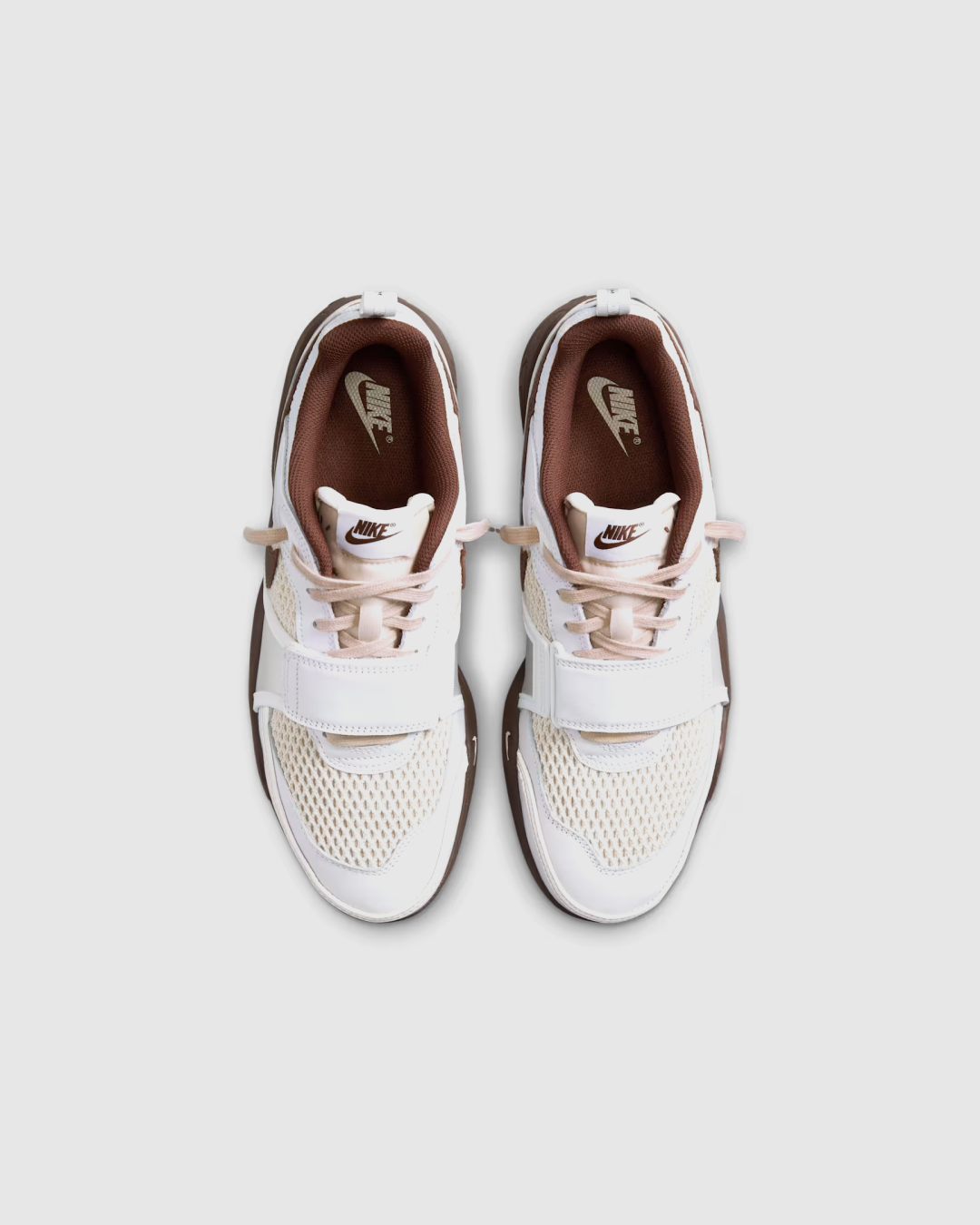Nike X Zoom Field Jaxx 'White and Light Chocolate' Sneakers