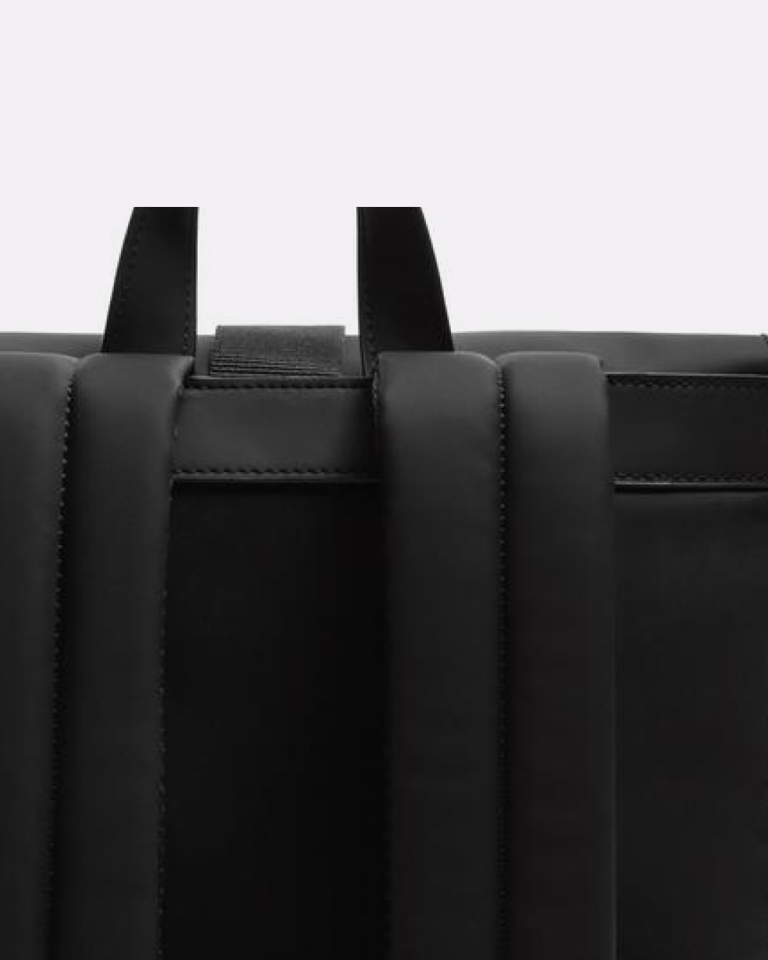 ZARA RUBBERIZED FLAP BACKPACK