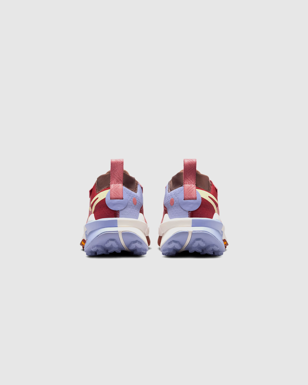 Nike Zegama 2 Trail Running Shoe in Red Stardust/Mars Stone/Lilac Ice/Alabaster
