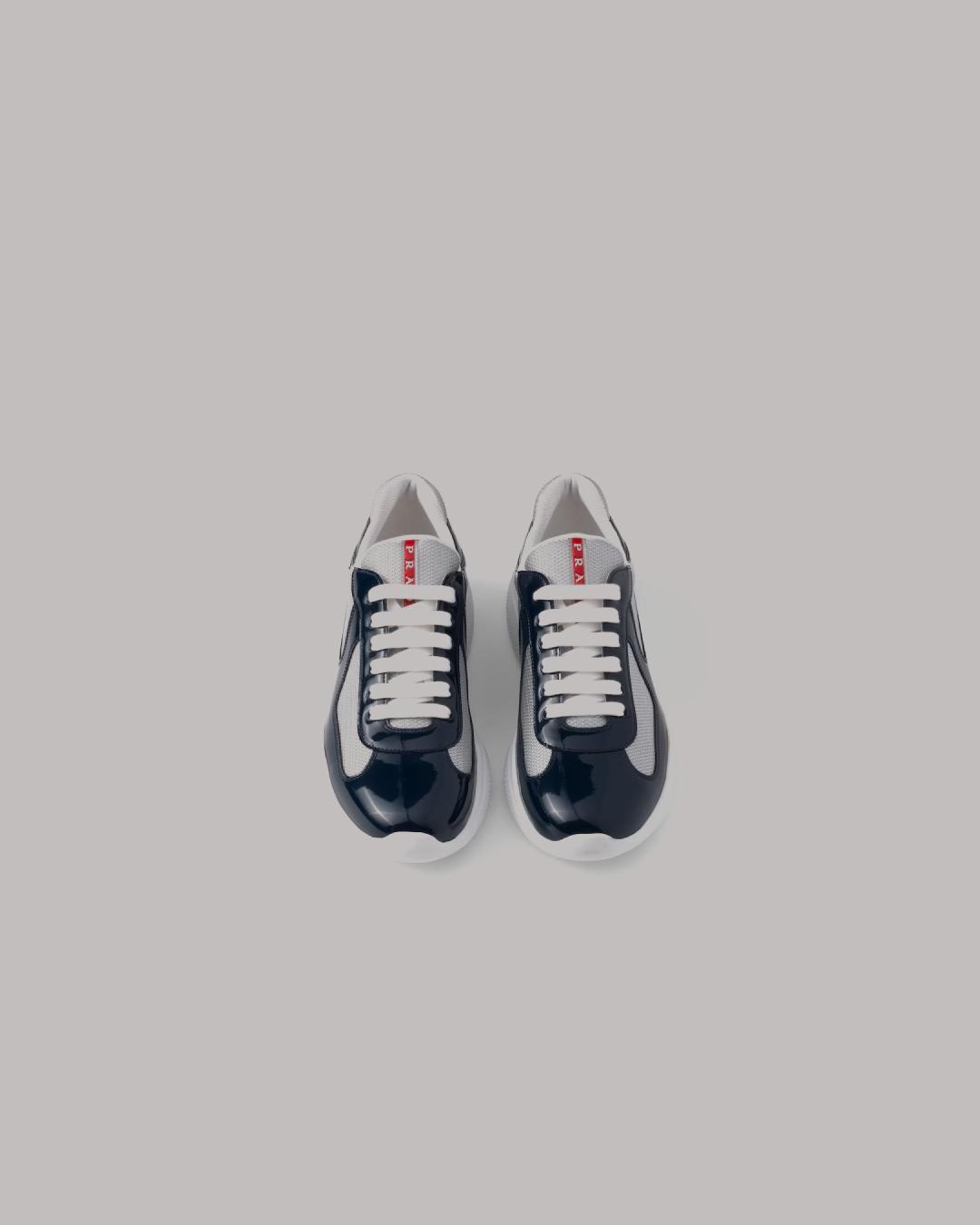 Prada America's Cup ' Royal Blue Patent Leather and Technical Fabric' Sneakers