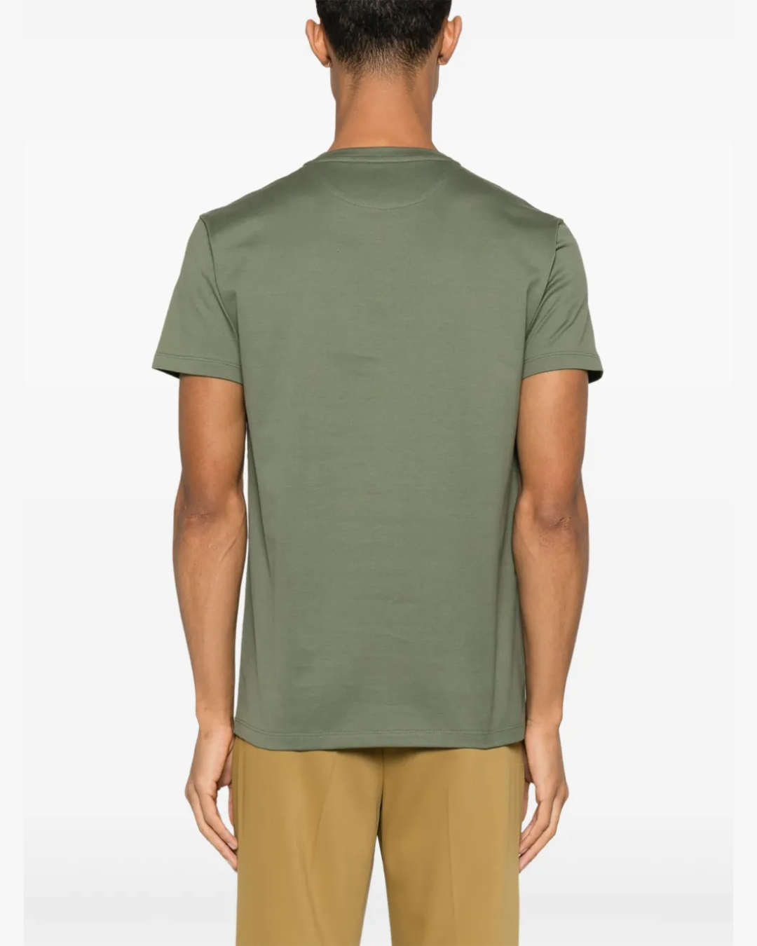 Fendi Cotton Embroidery FF T-Shirt