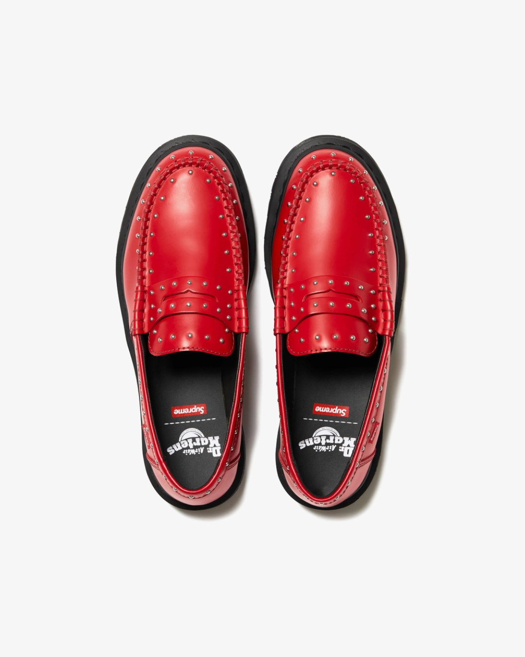 Supreme SS25 x Dr. Martens Penton Studded Loafers In Three Colors