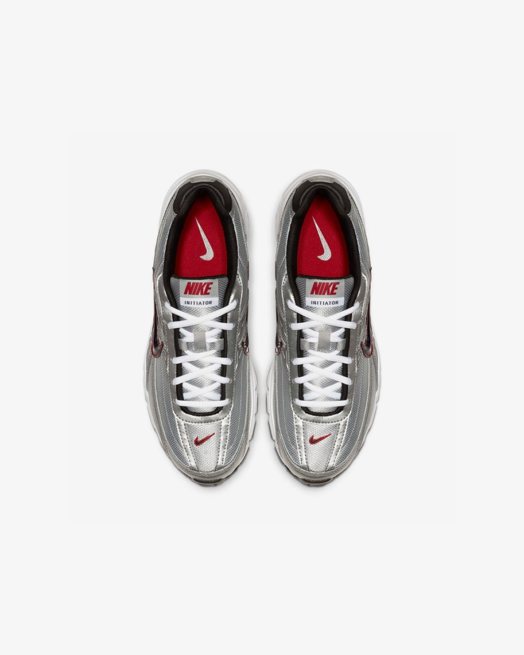 Nike Initiator “Metallic Silver Red” Sneakers