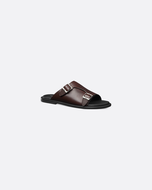 Dior Alias Sandal Deep Brown Smooth Calfskin