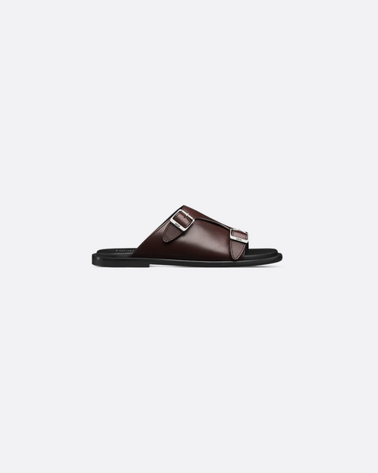 Dior Alias Sandal Deep Brown Smooth Calfskin