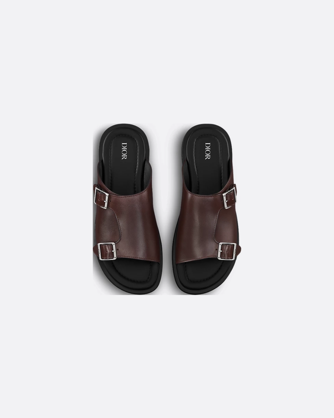 Dior Alias Sandal Deep Brown Smooth Calfskin