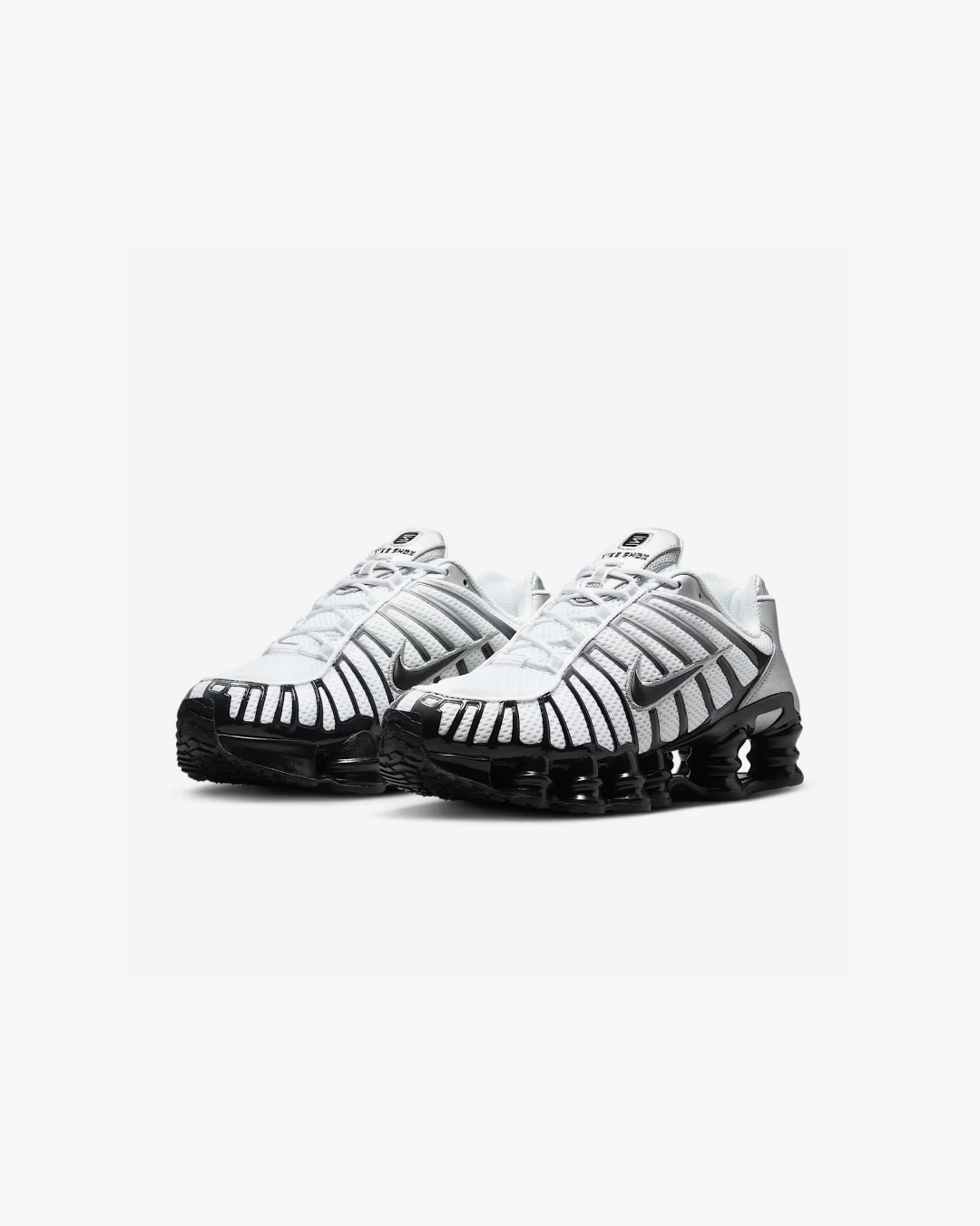 Nike Shox TL "Metallic Silver/White/Wolf Grey/Black" Sneakers