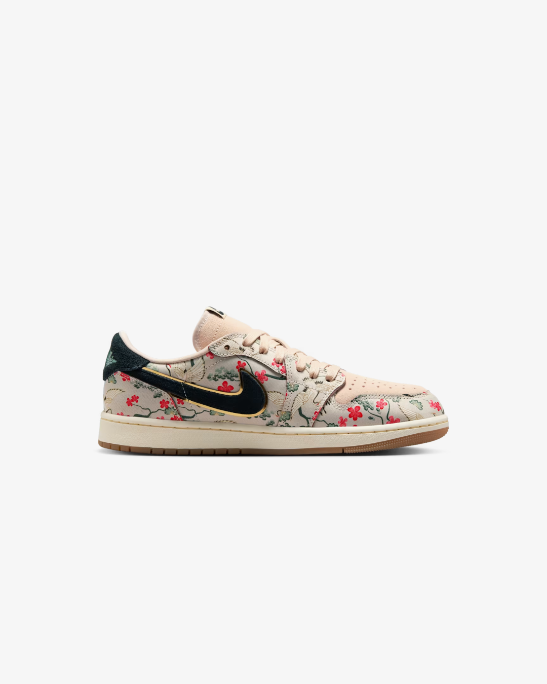 Air Jordan 1 Low OG Rui Hachimura “Cranes” Oatmeal Sneakers